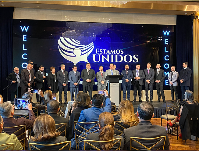 February 2020. Appointment of Estamos Unidos Ambassadors